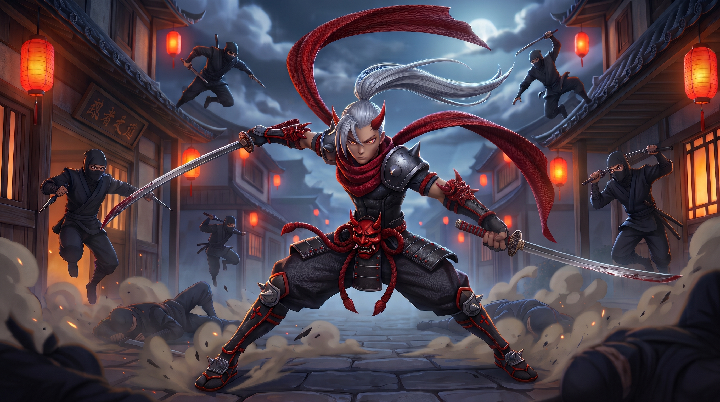 Lunatic Saga Hanzo Hero - By Mylen Dev Studio